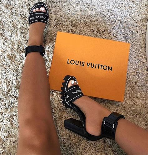 louis vuitton heel sandals